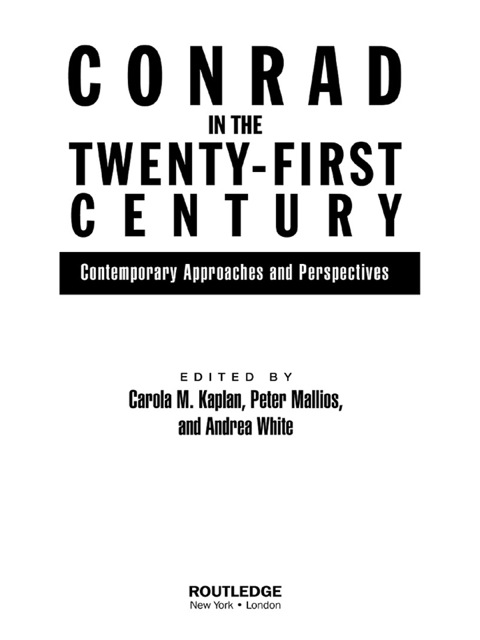 Cover image for book Conrad in the Twenty-First Century