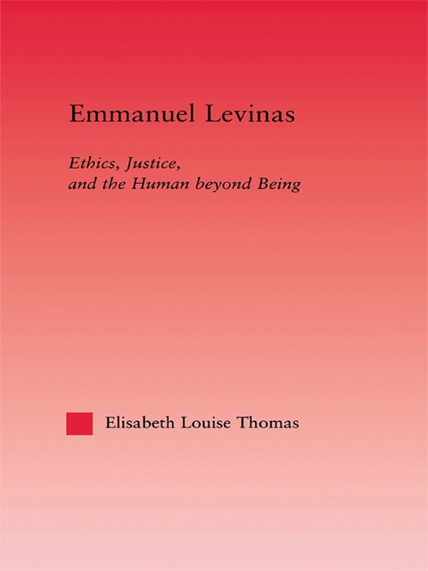 Cover image for book Emmanuel Levinas