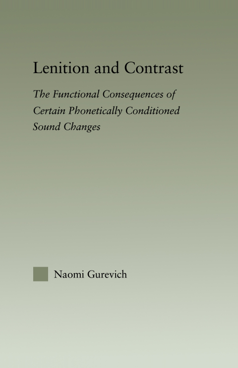 Cover image for book Lenition and Contrast