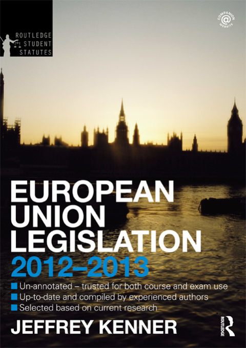 Cover image for book European Union Legislation