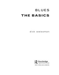 Cover image: Blues: The Basics 1st edition 9780415970686