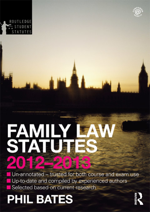 Cover image for book Family Law Statutes
