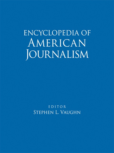 Cover image for book Encyclopedia of American Journalism