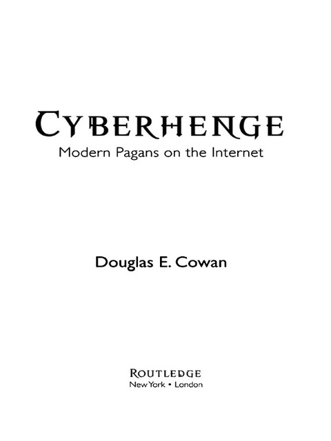 Cover image for book Cyberhenge