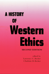 Cover image: A History of Western Ethics 2nd edition 9780415968256