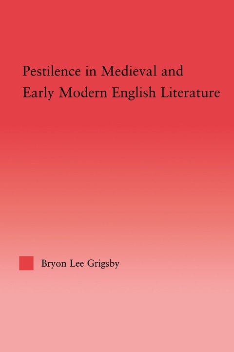 Cover image for book Pestilence in Medieval and Early Modern English Literature