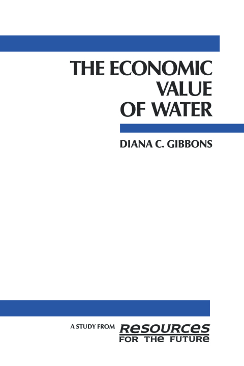 Cover image for book The Economic Value of Water