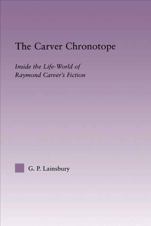 Cover image for book The Carver Chronotope