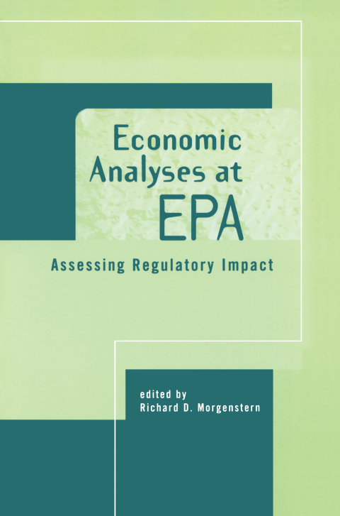 Cover image for book Economic Analyses at EPA
