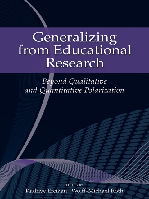 Cover image for book Generalizing from Educational Research