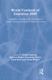 Cover image: World Yearbook of Education 2008 1st edition 9780415500975