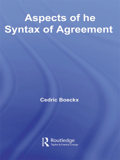 Cover image for book Aspects of the Syntax of Agreement