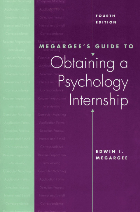 Cover image for book Megargee's Guide to Obtaining a Psychology Internship