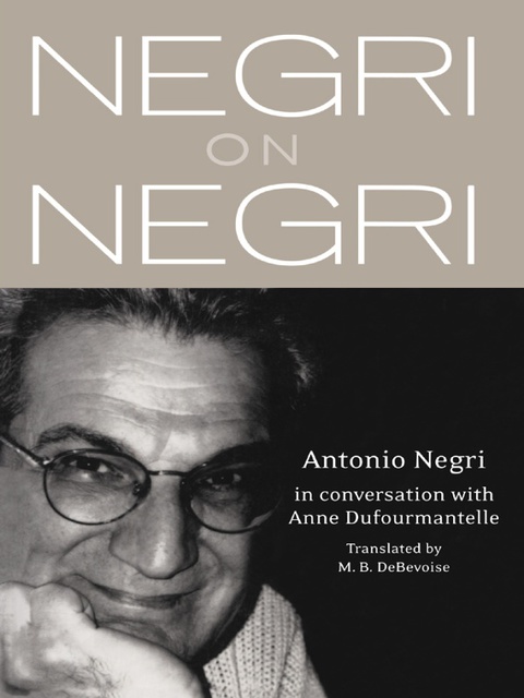 Cover image for book Negri on Negri