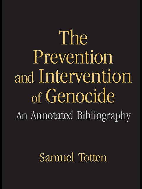 Cover image for book The Prevention and Intervention of Genocide