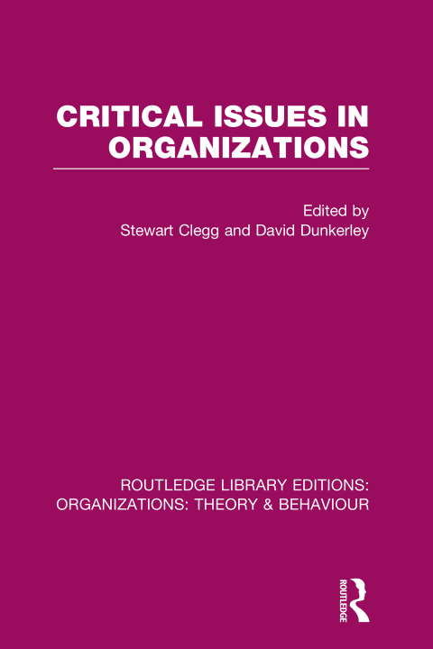 Cover image for book Critical Issues in Organizations (RLE: Organizations)