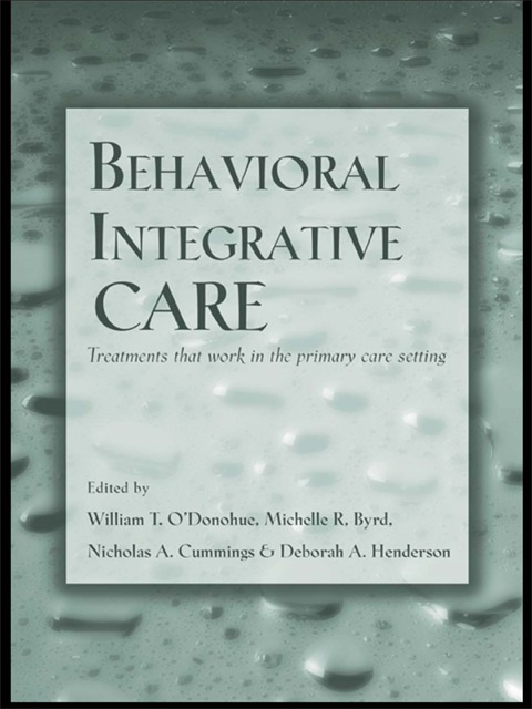 Cover image for book Behavioral Integrative Care