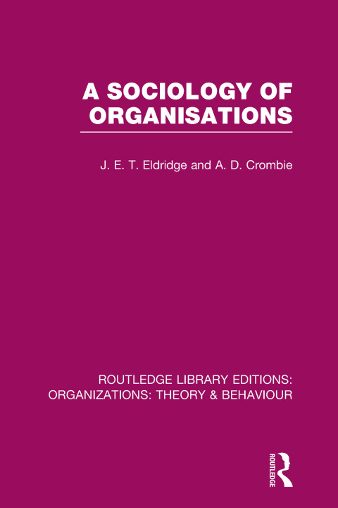 Cover image for book A Sociology of Organisations (RLE: Organizations)