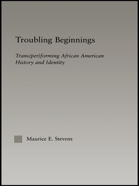 Cover image for book Troubling Beginnings