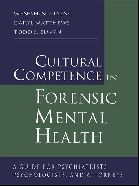 Cover image for book Cultural Competence in Forensic Mental Health