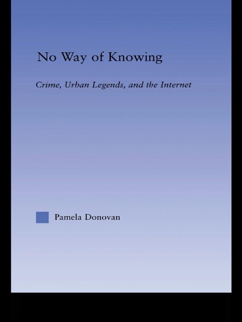 Cover image for book No Way of Knowing