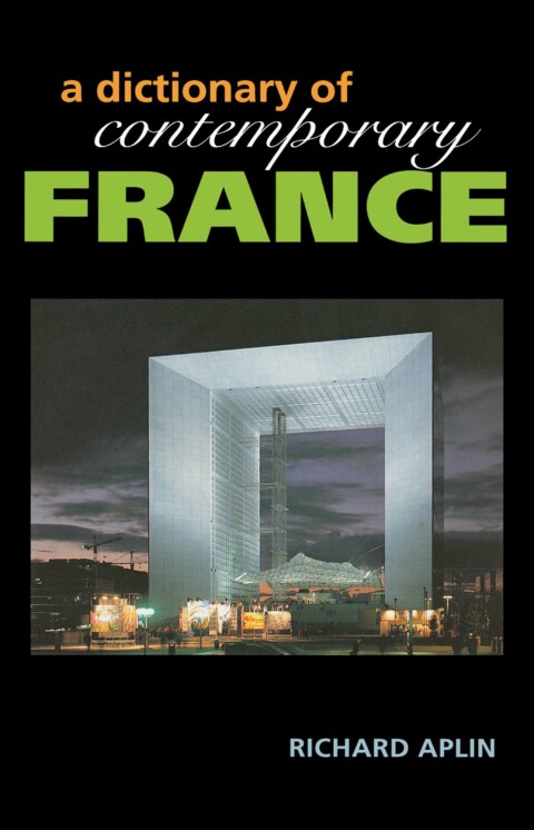 Cover image for book Dictionary of Contemporary France