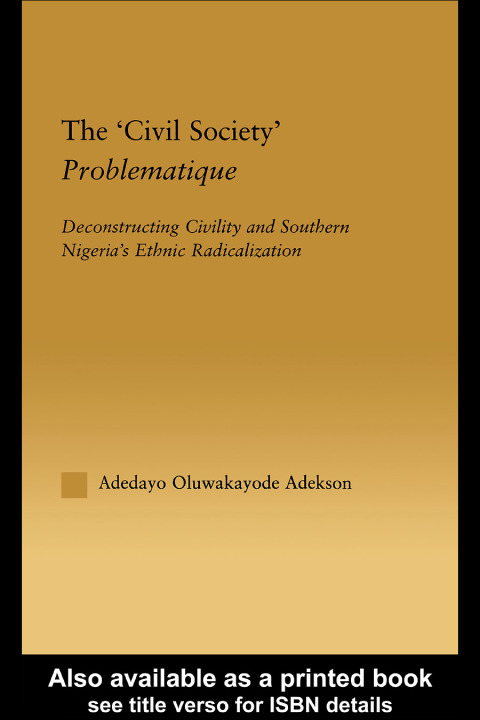 Cover image for book The 'Civil Society' Problematique
