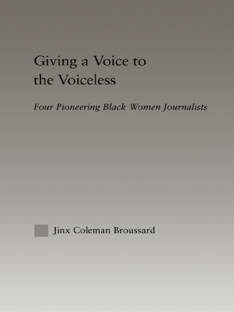 Cover image for book Giving a Voice to the Voiceless
