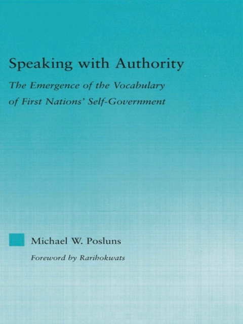 Cover image for book Speaking with Authority