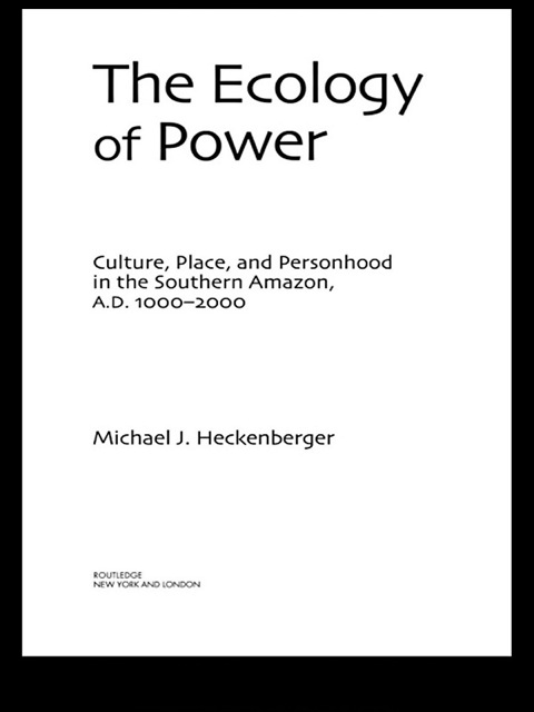 Cover image for book The Ecology of Power