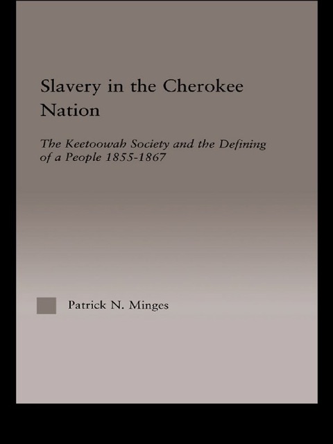 Cover image for book Slavery in the Cherokee Nation