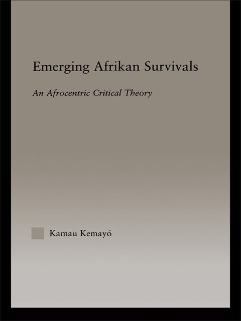 Cover image for book Emerging Afrikan Survivals