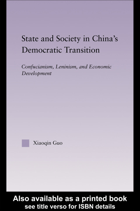 Cover image for book State and Society in China's Democratic Transition