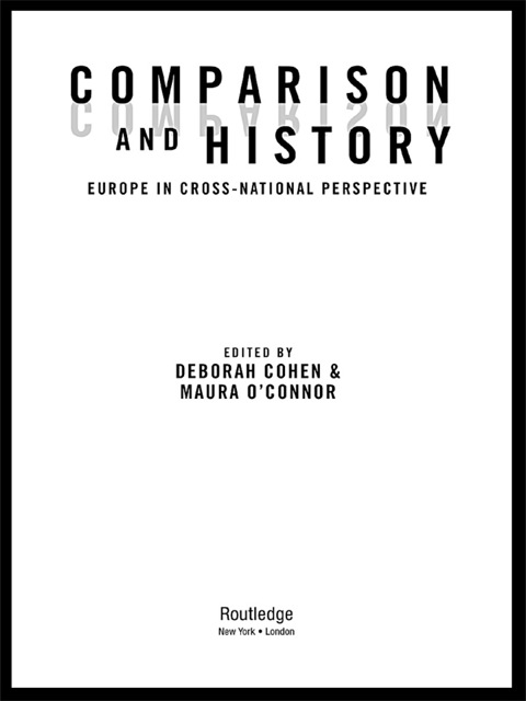 Cover image for book Comparison and History