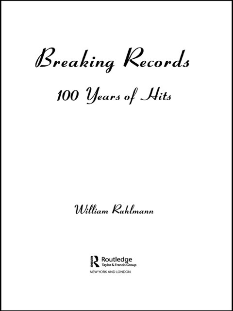 Cover image for book Breaking Records
