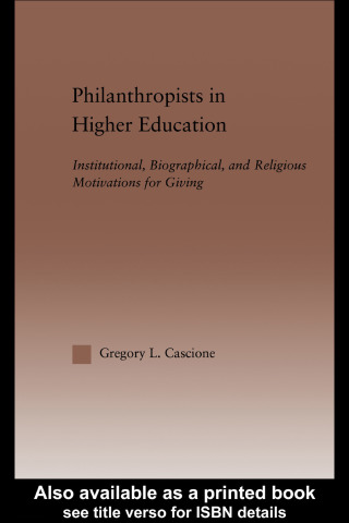 Philanthropists in Higher Education