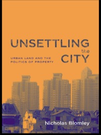 Cover image: Unsettling the City 1st edition 9780415933155
