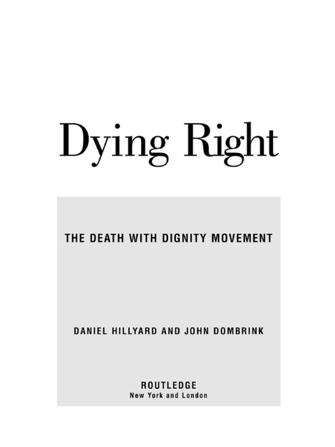 Cover image for book Dying Right