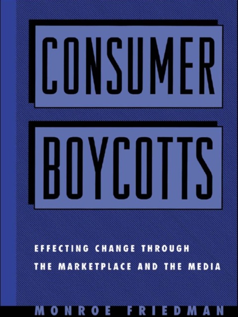 Cover image for book Consumer Boycotts