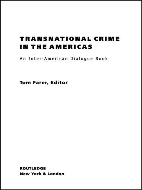 Cover image for book Transnational Crime in the Americas