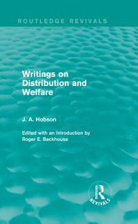 Cover image: Writings on Distribution and Welfare (Routledge Revivals) 1st edition 9780415825368
