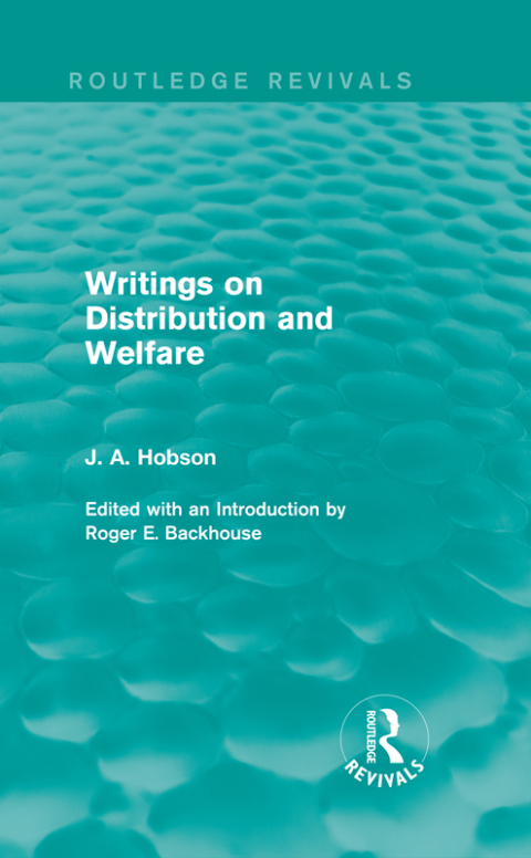 Cover image for book Writings on Distribution and Welfare (Routledge Revivals)