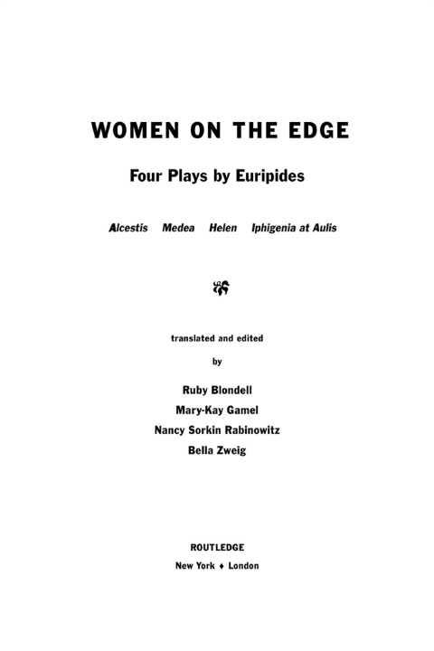Cover image for book Women on the Edge