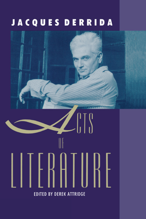 Cover image for book Acts of Literature