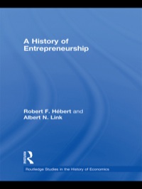 Cover image: A History of Entrepreneurship 1st edition 9780415777384