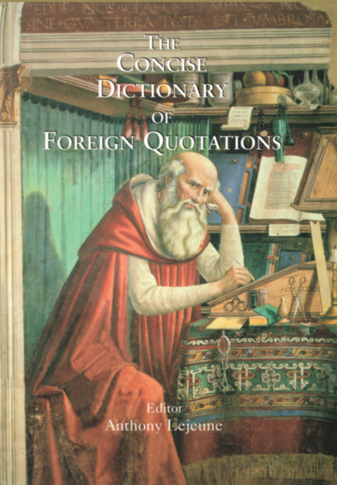 Cover image for book Concise Dictionary of Foreign Quotations