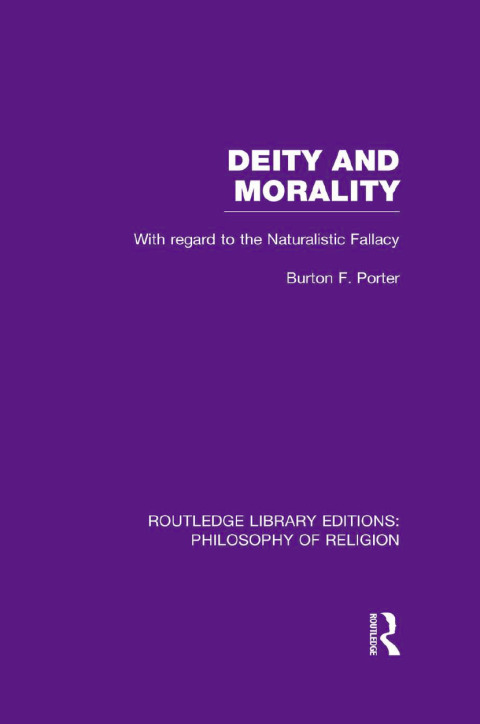 Cover image for book Deity and Morality