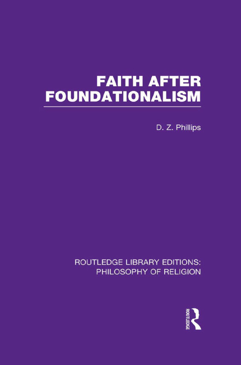 Cover image for book Faith after Foundationalism