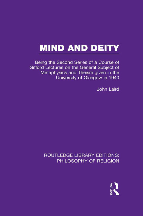 Cover image for book Mind and Deity