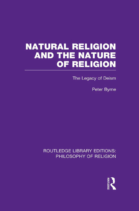 Natural Religion and the Nature of Religion 
